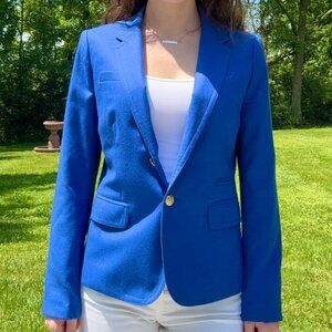 J. Crew Women's Original Schoolboy Blazer - Cobalt Blue - Size 6